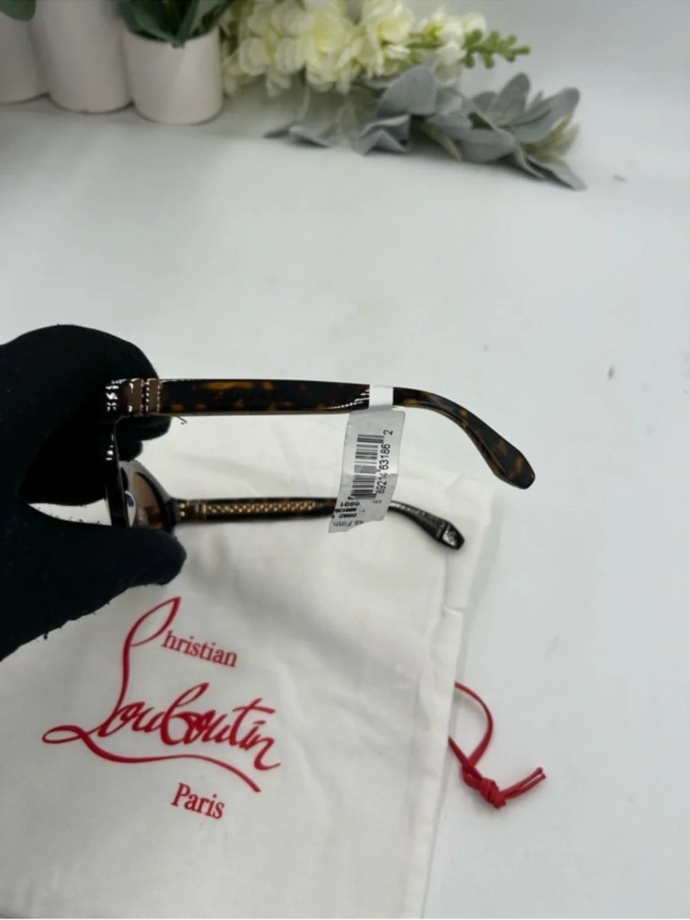 Women’s Christian Louboutin ANOUCK LB0024 acetate sunglasses made in Italy
